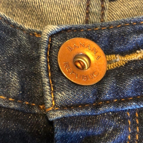 Women’s size 29R banana republic blue jeans - Picture 7 of 12